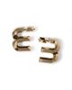 Miu Miu Miu Miu Metal Earrings, Gold - 1