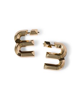 Miu Miu Miu Miu Metal Earrings, Gold