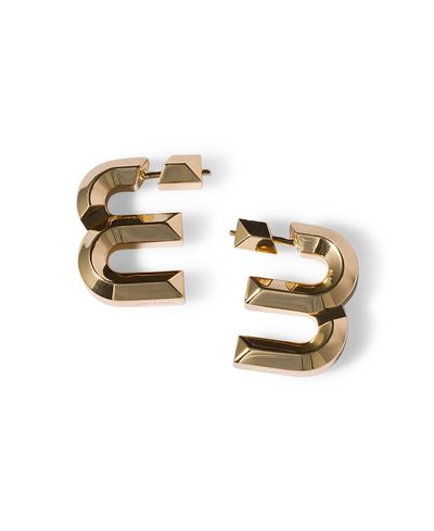 Miu Miu Miu Miu Metal Earrings, Gold