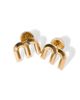 Miu Miu Miu Miu Metal Earrings, Gold/Silver - 1