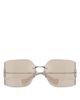 Miu Miu Miu Miu Metal Shield Sunglasses, 80mm - 3
