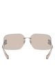 Miu Miu Miu Miu Metal Shield Sunglasses, 80mm - 5
