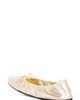 Miu Miu Miu Miu Metallic Ballerina Flat - 1