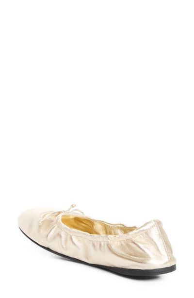 Miu Miu Miu Miu Metallic Ballerina Flat