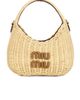 Miu Miu Miu Miu Midollino City Calg Top Handle Bag - 3