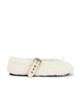 Miu Miu Miu Miu Montone Winter Ballerine Flat - 1