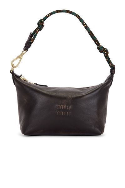 Miu Miu Miu Miu Nappa Old Nastro Tartan Top Handle Bag