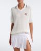 Miu Miu Miu Miu Open-knit cotton polo shirt - 2