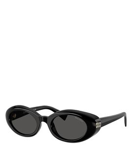 Miu Miu Miu Miu Oval Sunglasses, 52mm