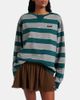 Miu Miu Miu Miu Oversized striped cotton jersey sweatshirt - 2