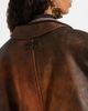 Miu Miu Miu Miu Oversized suede jacket - 6