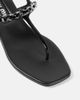 Miu Miu Miu Miu Patent leather thong sandals - 6