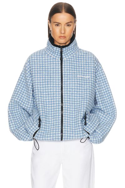 Miu Miu Miu Miu Pile Vichy Jacket