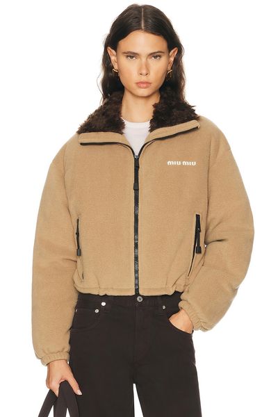 Miu Miu Miu Miu Piumino Pile Jacket