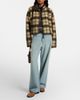 Miu Miu Miu Miu Plaid cropped fleece jacket - 2