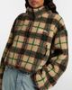 Miu Miu Miu Miu Plaid cropped fleece jacket - 3