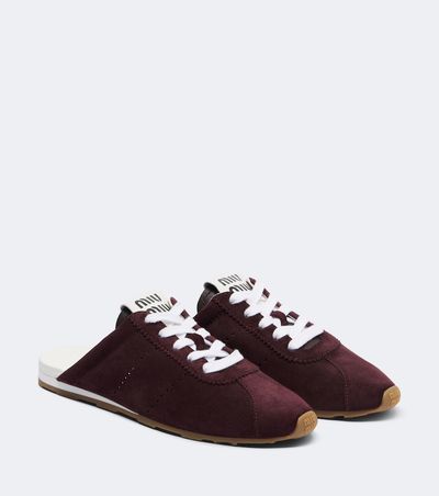 Miu Miu Miu Miu Plume suede mules