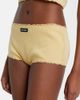 Miu Miu Miu Miu Pointelle cotton micro shorts - 3