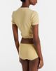 Miu Miu Miu Miu Pointelle cotton micro shorts - 5