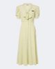 Miu Miu Miu Miu Polka-dot tie-neck silk midi dress - 1