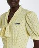 Miu Miu Miu Miu Polka-dot tie-neck silk midi dress - 3