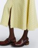 Miu Miu Miu Miu Polka-dot tie-neck silk midi dress - 4