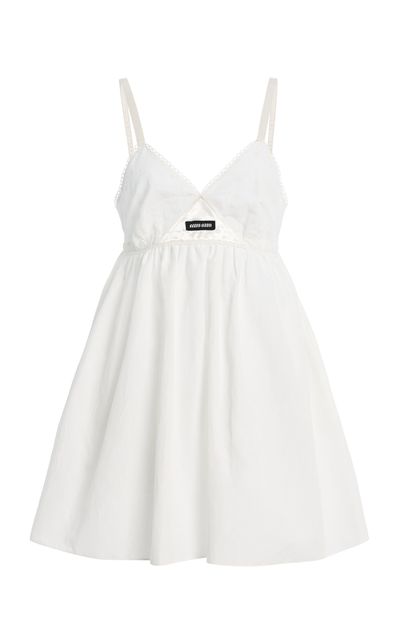 Miu Miu Miu Miu Pop CottonBlend Mini Dress