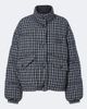 Miu Miu Miu Miu Reversible checked cotton flannel down jacket - 1