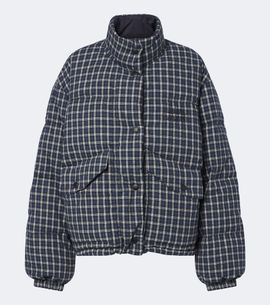 Miu Miu Miu Miu Reversible checked cotton flannel down jacket