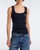 Miu Miu Miu Miu Ribbed-knit cotton tank top - 2