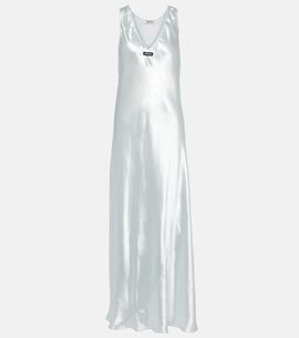 Miu Miu Miu Miu Satin maxi dress