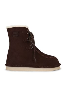 Miu Miu Miu Miu Scamosciato Old Lifestyle Winter Boot