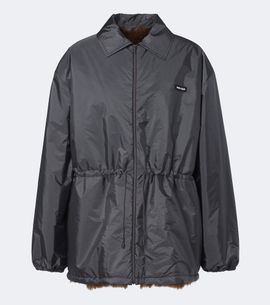 Miu Miu Miu Miu Shearling-lined blouson jacket