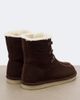 Miu Miu Miu Miu Shearling-lined suede lace-up boots - 4