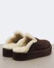 Miu Miu Miu Miu Shearling-lined suede platform mules - 4