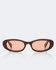 Miu Miu Miu Miu Signature oval sunglasses - 1