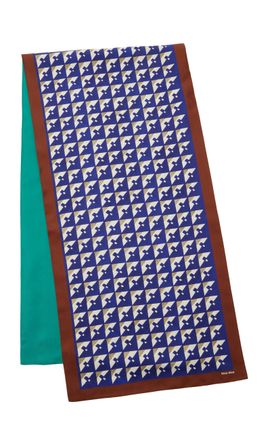 Miu Miu Miu Miu Silk Twill Scarf