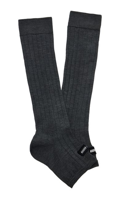 Miu Miu Miu Miu SilkBlend Leg Warmer Socks