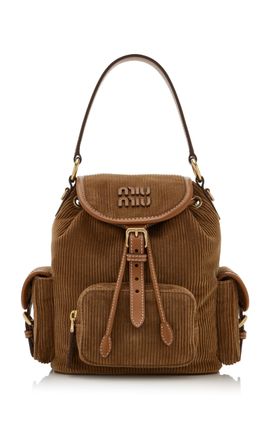Miu Miu Miu Miu Small Corduroy Backpack
