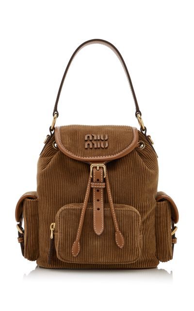 Miu Miu Miu Miu Small Corduroy Backpack
