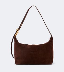 Miu Miu Miu Miu Spirit Medium suede shoulder bag