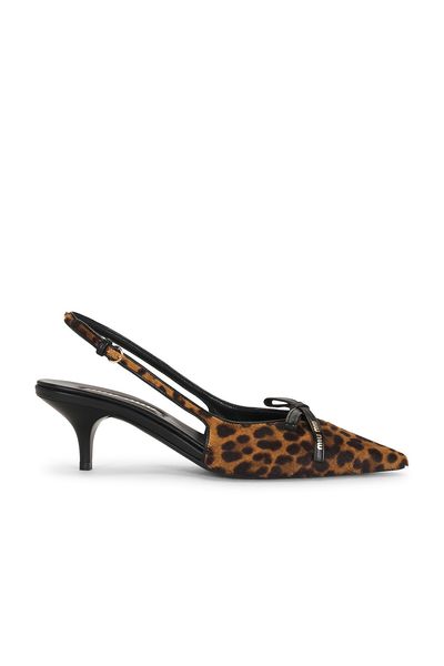 Miu Miu Miu Miu St. Leopardo Modellerie Kitten Pump