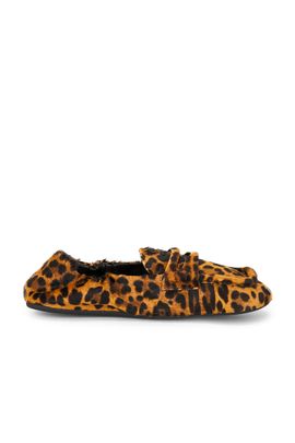 Miu Miu Miu Miu St. Leopardo Ruched Loafer