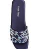 Miu Miu Miu Miu Strass Slide Sandal - 5