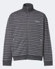Miu Miu Miu Miu Striped oversized cotton fleece sweatshirt - 1