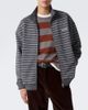 Miu Miu Miu Miu Striped oversized cotton fleece sweatshirt - 3