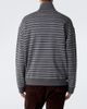 Miu Miu Miu Miu Striped oversized cotton fleece sweatshirt - 4