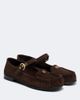 Miu Miu Miu Miu Suede ballerina flats - 1