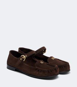 Miu Miu Miu Miu Suede ballerina flats
