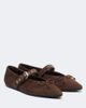 Miu Miu Miu Miu Suede ballet flats - 1